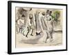 Figures in a Park, Charleston, South Carolina, 1916 (W/C on Paper)-Jules Pascin-Framed Giclee Print