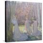 Figures in a Spring Landscape (Sacred Grov), 1897-Maurice Denis-Stretched Canvas