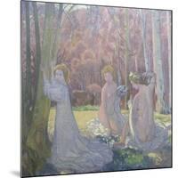 Figures in a Spring Landscape (Sacred Grov), 1897-Maurice Denis-Mounted Giclee Print