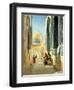 Figures in a Street Before a Mosque, 1895-Richard Karlovich Zommer-Framed Giclee Print