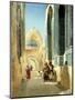 Figures in a Street Before a Mosque, 1895-Richard Karlovich Zommer-Mounted Giclee Print
