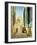 Figures in a Street Before a Mosque, 1895-Richard Karlovich Zommer-Framed Giclee Print