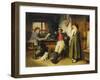 Figures in an Interior, 1891-Hugo Kauffmann-Framed Giclee Print