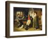 Figures in an Interior, 1891-Hugo Kauffmann-Framed Giclee Print