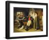 Figures in an Interior, 1891-Hugo Kauffmann-Framed Giclee Print