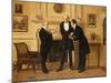 Figures in an Interior-Eugene-Louis Lami-Mounted Giclee Print