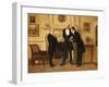 Figures in an Interior-Eugene-Louis Lami-Framed Giclee Print