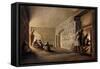 Figures in Egyptian Tombs-Luigi Mayer-Framed Stretched Canvas