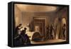 Figures in Egyptian Tombs-Luigi Mayer-Framed Stretched Canvas