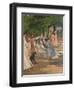 Figures in Hyde Park-Charles Edward Conder-Framed Giclee Print