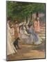 Figures in Hyde Park-Charles Edward Conder-Mounted Giclee Print