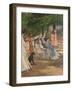 Figures in Hyde Park-Charles Edward Conder-Framed Giclee Print