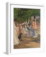 Figures in Hyde Park-Charles Edward Conder-Framed Giclee Print
