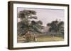 Figures in the Park below the Observatory, Greenwich, circa 1850-Thomas Shotter Boys-Framed Giclee Print