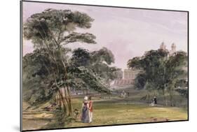 Figures in the Park below the Observatory, Greenwich, circa 1850-Thomas Shotter Boys-Mounted Giclee Print
