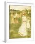 Figures in the Park, C.1895-97-Maurice Brazil Prendergast-Framed Giclee Print