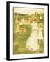 Figures in the Park, C.1895-97-Maurice Brazil Prendergast-Framed Giclee Print