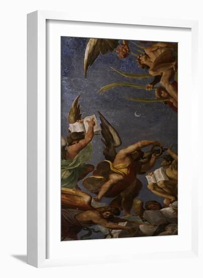 Figures of Angels, Ca. 1610-Ludovico Carracci-Framed Giclee Print