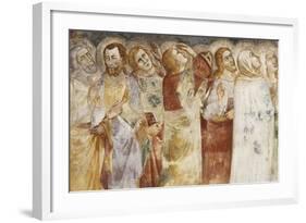 Figures of Apostles, Detail from Ascension-null-Framed Giclee Print