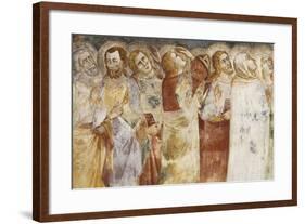 Figures of Apostles, Detail from Ascension-null-Framed Giclee Print