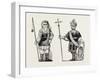 Figures of Gog and Magog Set Up in Guildhall after the Fire London-null-Framed Giclee Print