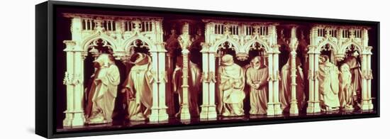 Figures of Monks on the Tomb of Philip II the Bold, Duke of Burgundy-Claus Sluter-Framed Stretched Canvas