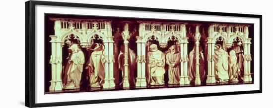 Figures of Monks on the Tomb of Philip II the Bold, Duke of Burgundy-Claus Sluter-Framed Giclee Print