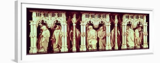 Figures of Monks on the Tomb of Philip II the Bold, Duke of Burgundy-Claus Sluter-Framed Giclee Print