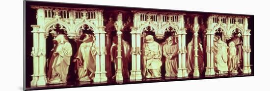 Figures of Monks on the Tomb of Philip II the Bold, Duke of Burgundy-Claus Sluter-Mounted Giclee Print