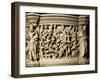 Figures of Prophets Framing Massacre of Innocents, Scene from Life of Christ-Giovanni Pisano-Framed Giclee Print