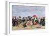 Figures on a Beach, 1884-Eug?ne Boudin-Framed Giclee Print