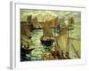 Figures on a Sailboat-Lie Jonas-Framed Giclee Print