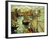 Figures on a Sailboat-Lie Jonas-Framed Giclee Print