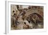 Figures on a Venetian Canal-Ludwig Passini-Framed Giclee Print