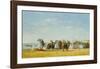 Figures On Beach-Eugène Boudin-Framed Art Print