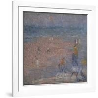 Figures on the Beach, Walberswick-Philip Wilson Steer-Framed Giclee Print