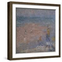 Figures on the Beach, Walberswick-Philip Wilson Steer-Framed Giclee Print