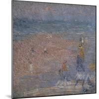 Figures on the Beach, Walberswick-Philip Wilson Steer-Mounted Giclee Print