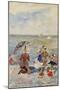 Figures on the Beach-Maurice Brazil Prendergast-Mounted Giclee Print