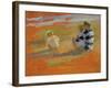 Figures on the Beach-Sarah Butterfield-Framed Giclee Print