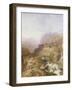 Figures on the Road Below Fort Leon, Sicily, 1879-Thomas Miles Richardson II-Framed Giclee Print