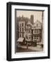 Figures Standing Near a Shop Front on Macclesfield Street, Soho, London, 1883-Henry Dixon-Framed Photographic Print