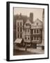 Figures Standing Near a Shop Front on Macclesfield Street, Soho, London, 1883-Henry Dixon-Framed Photographic Print