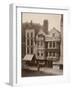 Figures Standing Near a Shop Front on Macclesfield Street, Soho, London, 1883-Henry Dixon-Framed Photographic Print