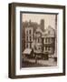 Figures Standing Near a Shop Front on Macclesfield Street, Soho, London, 1883-Henry Dixon-Framed Premium Photographic Print