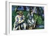 Figures-Paul C?zanne-Framed Art Print