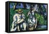 Figures-Paul Cézanne-Framed Stretched Canvas