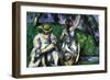 Figures-Paul Cézanne-Framed Art Print