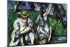 Figures-Paul Cézanne-Mounted Art Print