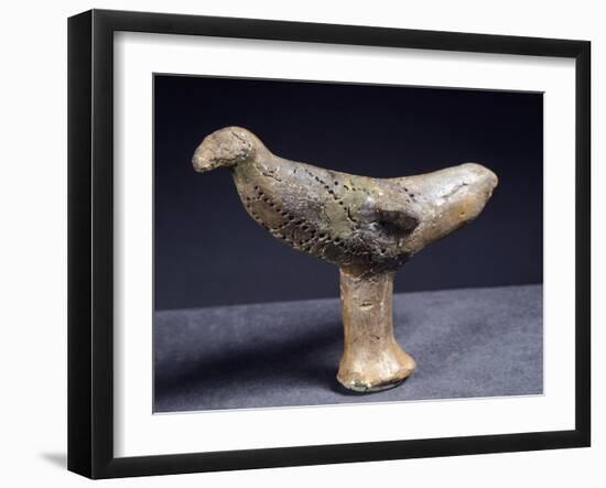 Figurine in Shape of Bird, Terracotta Statue from Topornica, Zamosc, Poland, Lusatian Culture-null-Framed Giclee Print